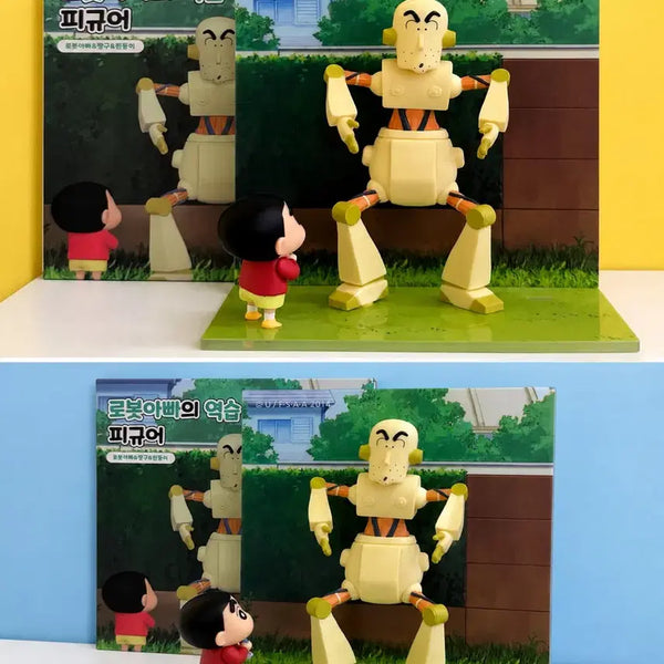 [BUNJANG] Crayon Shin-chan: Me and My Teacher's Big Fight! Robot Dad Figure (Unsealed, Shiro Not Included) / 짱구 로봇아빠의 역습 피규어 단순개봉 흰둥이 미포함