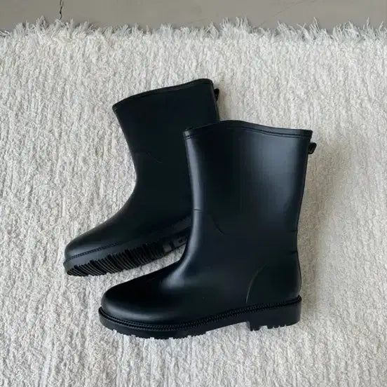 [BUNJANG] Black Rain Boots - Size 235 / <새상품> 블랙 장화 -235