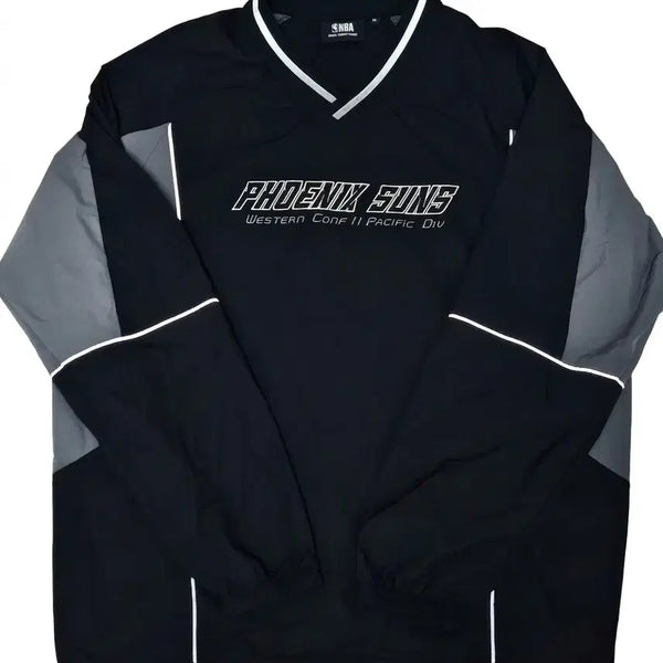 [BUNJANG] Phoenix Suns Color Block V-Neck Piste Windbreaker / [M/블록코어] NBA 피닉스 선즈 컬러블럭 브이넥 피스테 바람막이