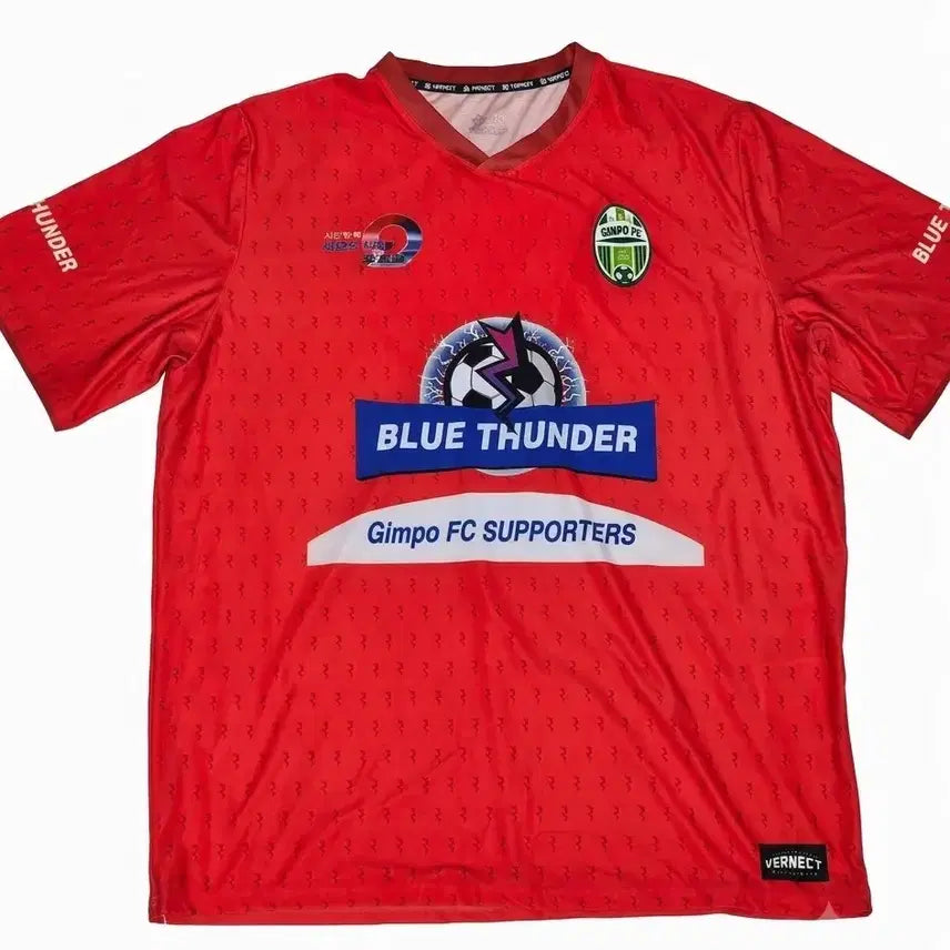[BUNJANG] Vernelct Gimpo FC Supporters 'Blue Thunder' Official Limited Edition Jersey / [희귀매물] 김포 FC 서포터즈 '블루썬더' 오피셜 버넥트 정품 유니폼