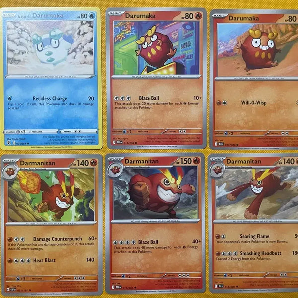 [BUNJANG] Pokemon Card Darumaka & Darmanitan Bundle Set / 포켓몬카드 달막화, 불비달마 일괄