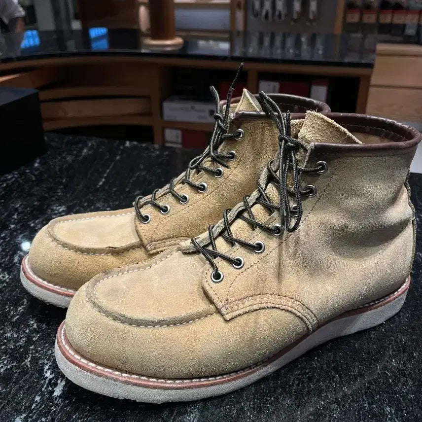 [BUNJANG] Red Wing Moc Toe Hawthorne Abilene Roughout Boots / [레드윙] 목토 호손 애빌린 러프아웃 (10.0)