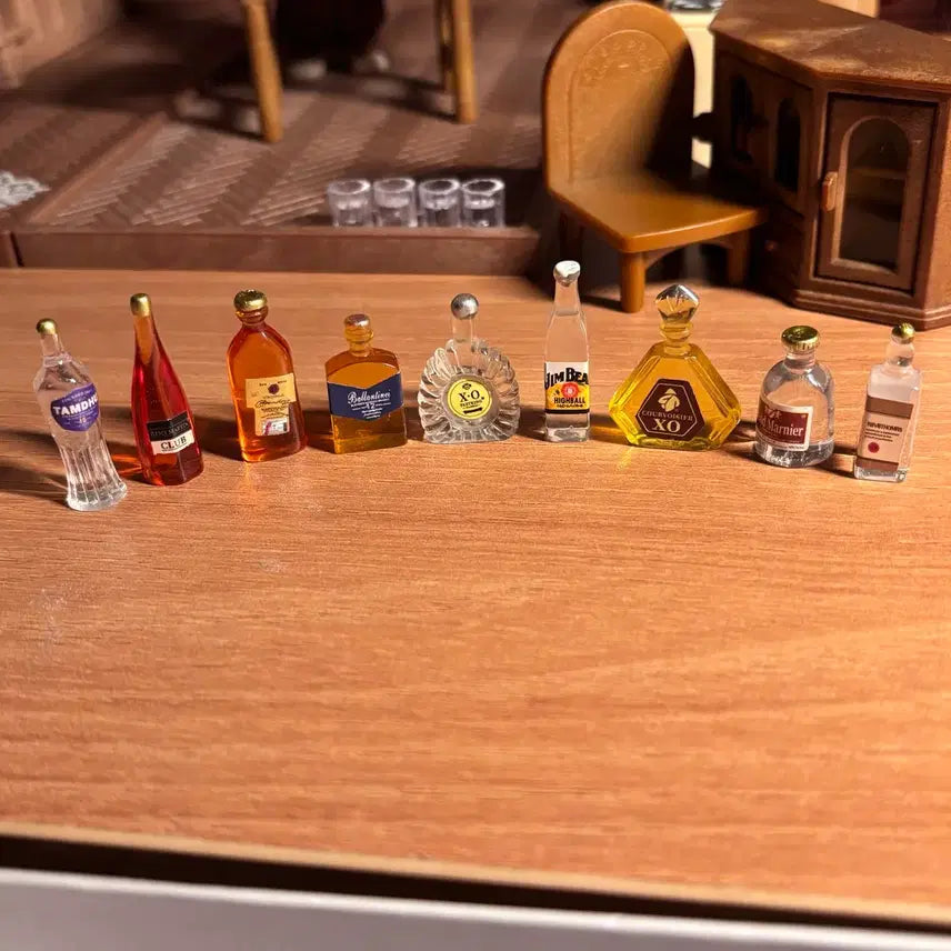 [BUNJANG] Miniature Liquor Bottle Set / 미니어처 위스키 양주 술병 세트