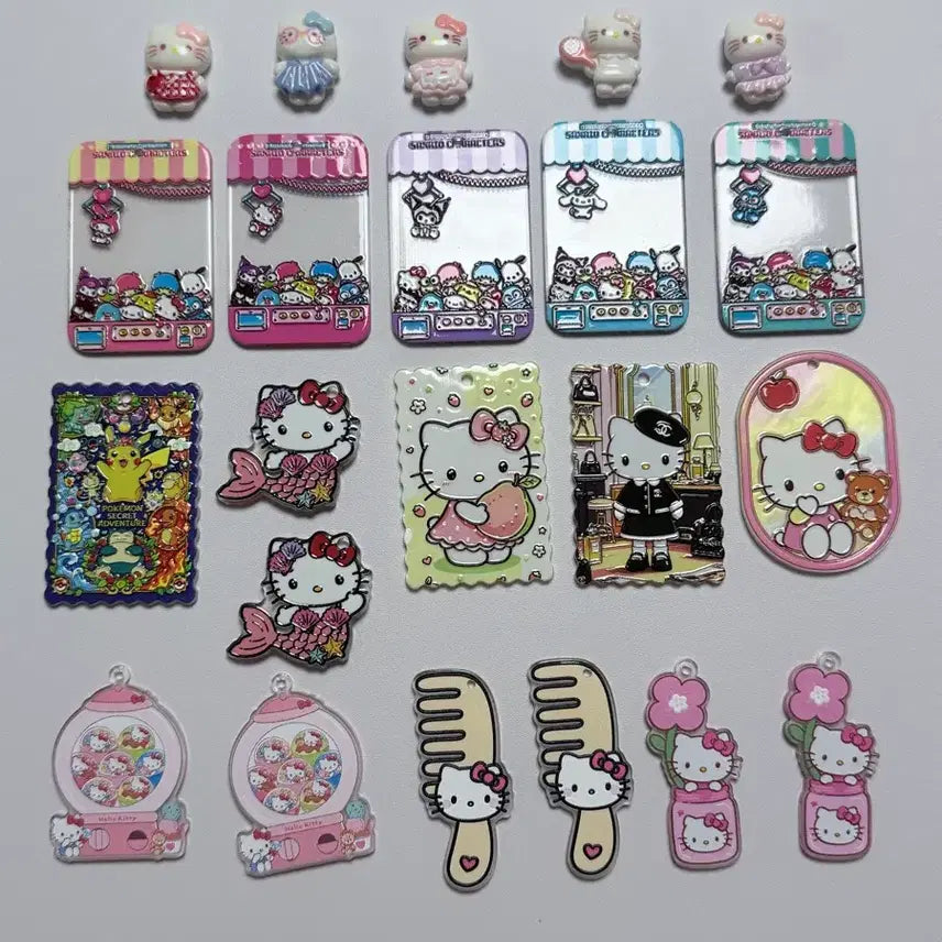 [BUNJANG] Sanrio Hello Kitty Magnet Set - Rare Items / 키친자전용_  키티 마그넷 레어템