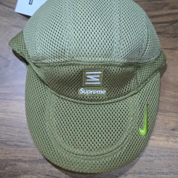 [BUNJANG] Supreme x Nike Shox Running Hat Olive (22SS) / [새상품]슈프림 x 나이키 샥스 러닝 햇 올리브 - 22SS