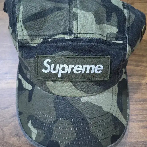 [BUNJANG] Supreme Military Camp Cap Olive Camo / [새상퓸]슈프림 밀리터리 캠프캡 올리브 카모 - 23SS