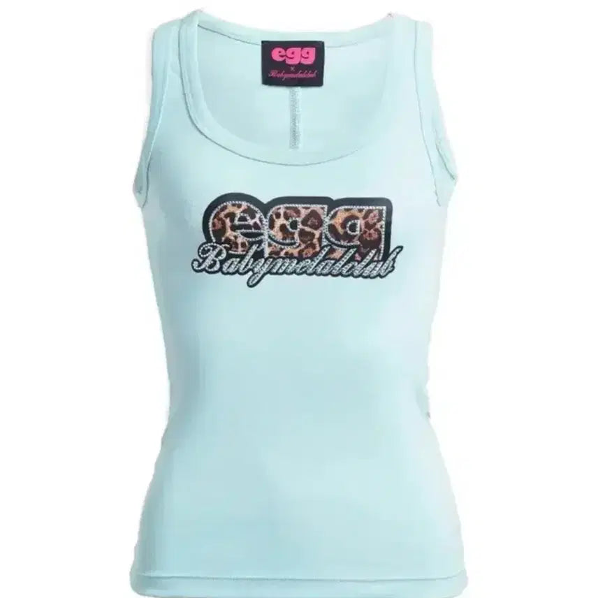 [BUNJANG] Babymetalclub Egg Sleeveless Tank Top Mint / 베이비메탈클럽 에그 슬리브리스 나시 민트 babymetalclub egg