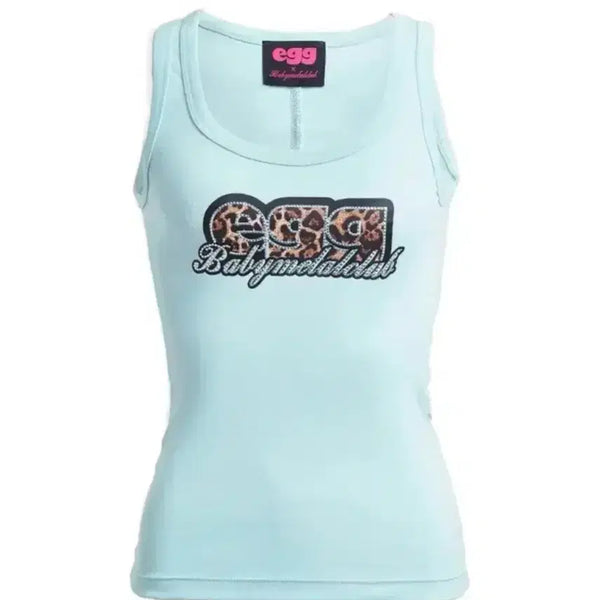 [BUNJANG] Babymetalclub Egg Sleeveless Tank Top Mint / 베이비메탈클럽 에그 슬리브리스 나시 민트 babymetalclub egg