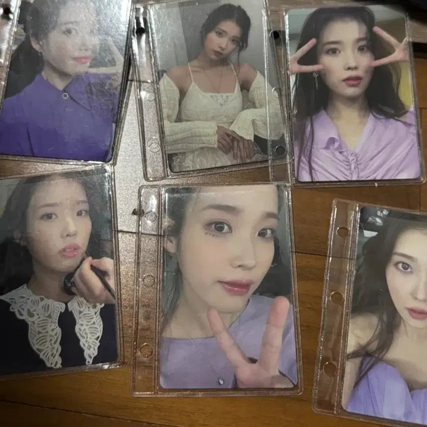 [BUNJANG] IU (아이유) Lilac Photocard Bundle Set (Official) / 아이유 IU 라일락 포토카드 6종 일괄 판매 (공식)