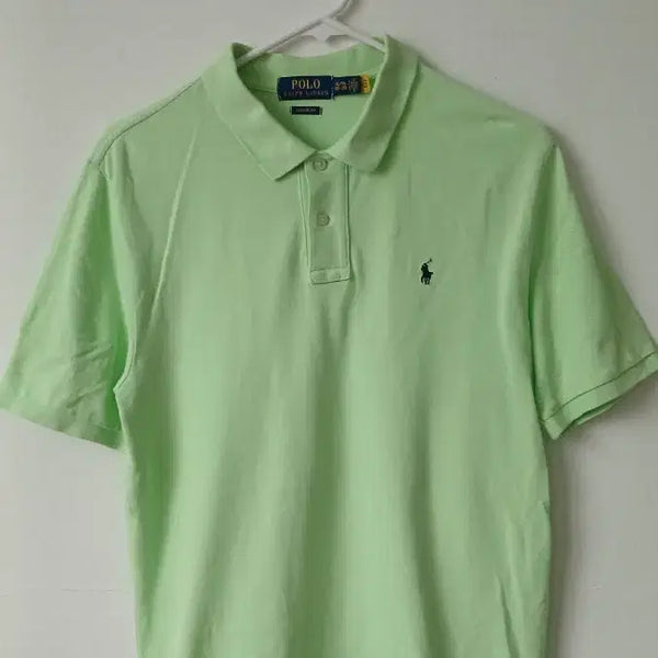 [BUNJANG] Polo Ralph Lauren Green Short Sleeve Polo Shirt / 폴로 랄프로렌 반팔 카라티 연두색