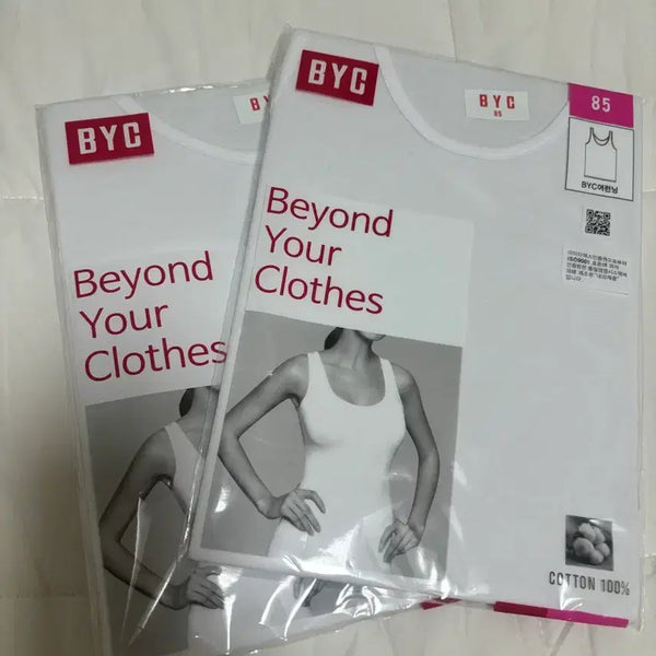 [BUNJANG] BYC Women's Running T-shirt 2-Pack Size 85 / BYC 85 여성 런닝 2매입