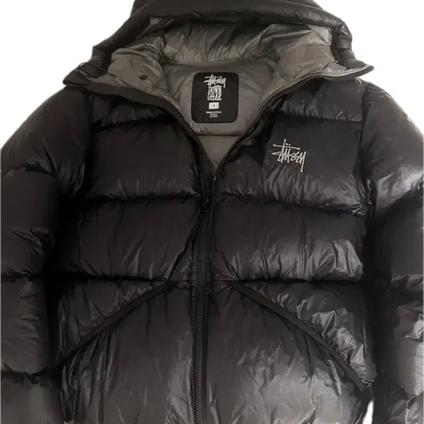 [BUNJANG] Stussy Micro Ripstop Down Parka Phantom Black / 스투시 다운 파카 S 마이크로 립스탑 팬텀 블랙 패딩