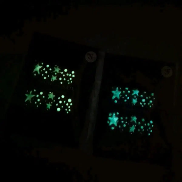 [BUNJANG] Glow-in-the-Dark Star Nail Tips (Small Size) / 야광 별 네일팁 스몰 사이즈