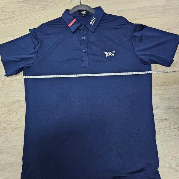 [BUNJANG] PXG Golf Wear Men's Short Sleeve Polo Shirt Navy / PXG 골프웨어 남성 반팔 카라티 네이비