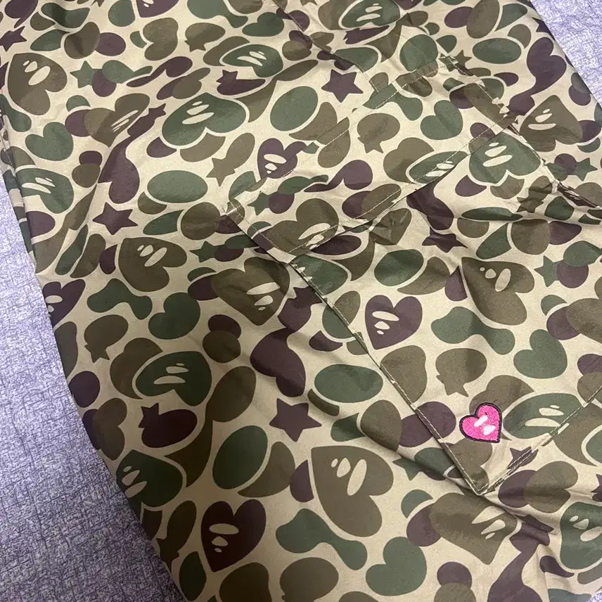 [BUNJANG] BAPE APE Logo Cargo Pants Military / 베이프 에이프 로고 카고팬츠 밀리터리 바지