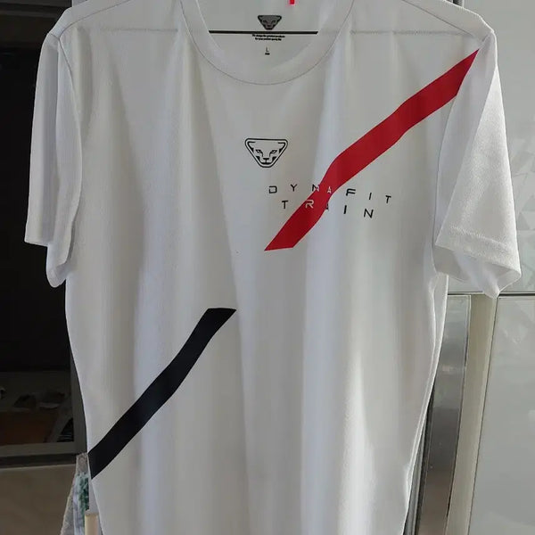[BUNJANG] Dynafit Functional Dry-fit T-Shirt White L / 다이나핏  기능성 드라이핏 화이트 L