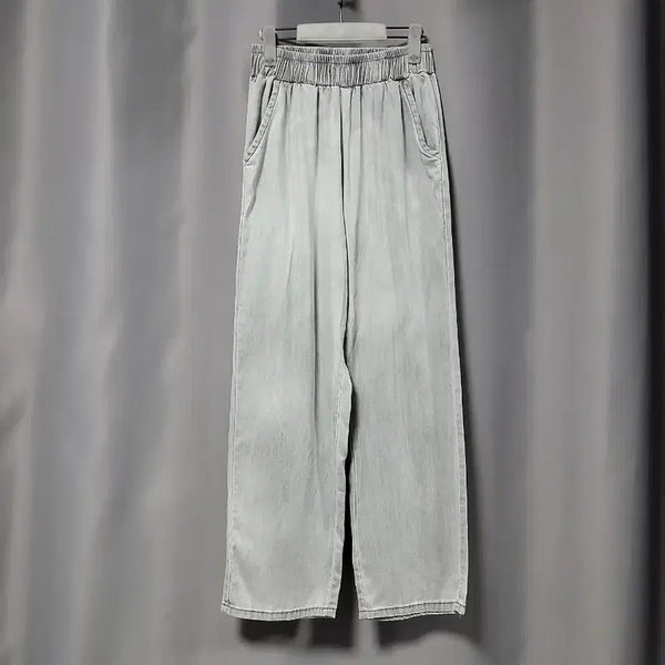 [BUNJANG] Grey Washing Banding Pants / 그레이 워싱 밴딩바지