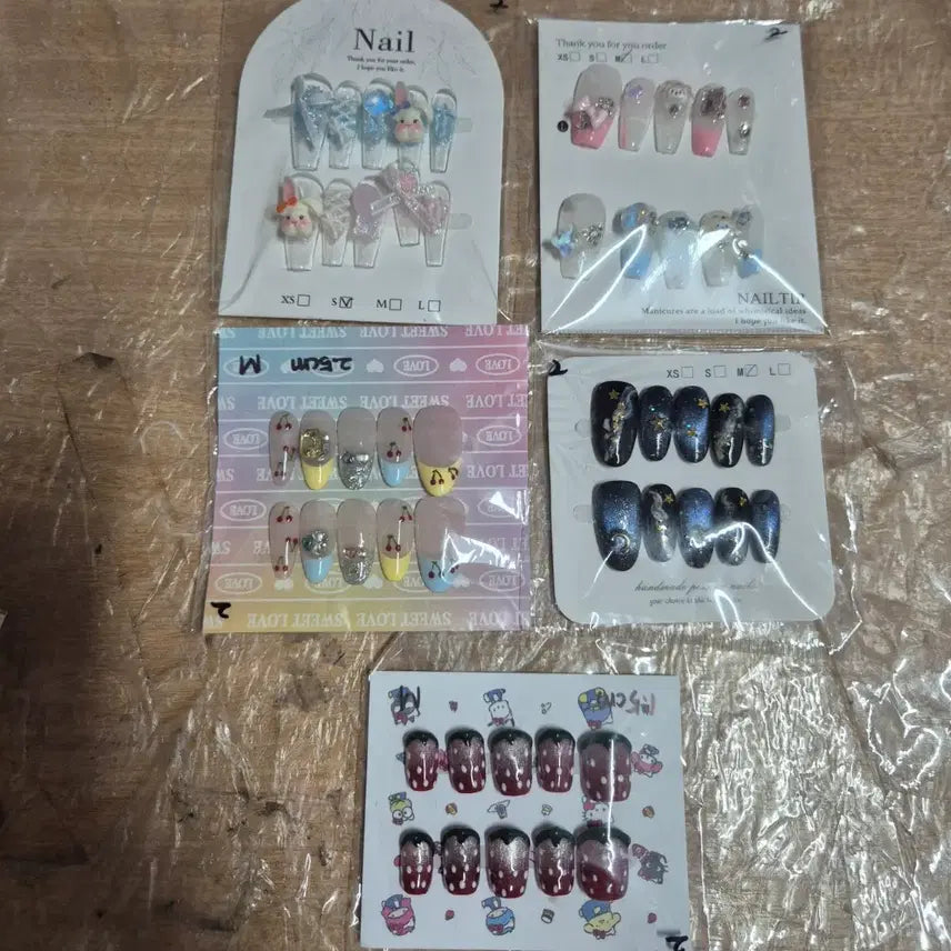 [BUNJANG] Medium Size Nail Tips / 네일팁 미듐 사이즈