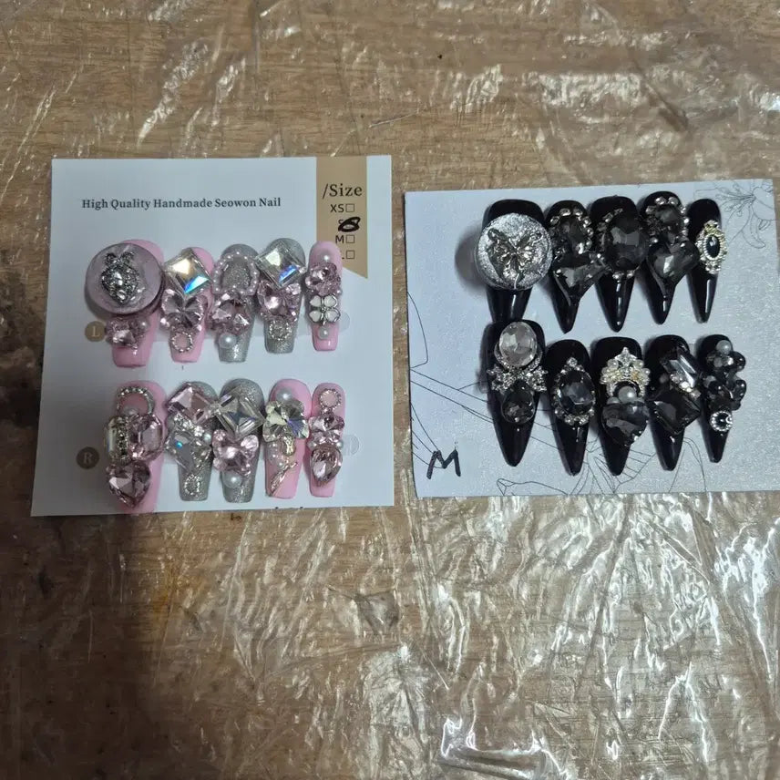 [BUNJANG] LED Full-Set Nail Tips / LED 풀파츠 네일팁