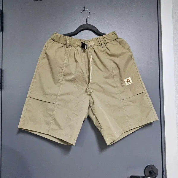[BUNJANG] Khaki Cargo Shorts / 카키색 반바지