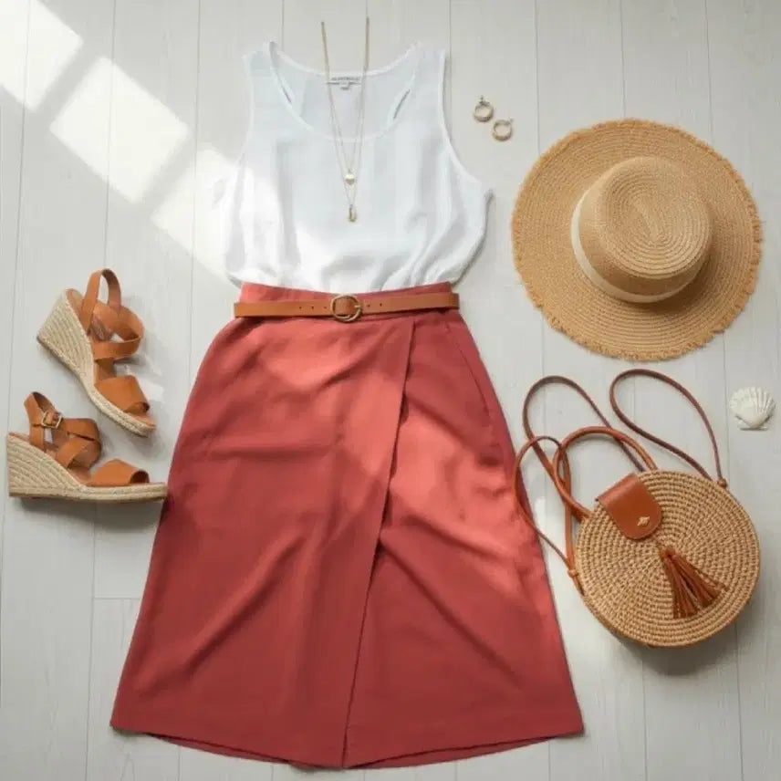 [BUNJANG] Women's Skirt Shorts (55 Size) / 새상품 여성 55 치마바지 스커트 반바지 여자 치마 바지 새제품