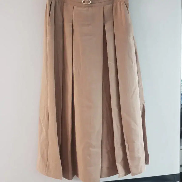 [BUNJANG] Celluti Pinched Skirt Pants (7-8 length) / 새옷)55~날씬66 세루티 7~8부 핀턱 치마바지