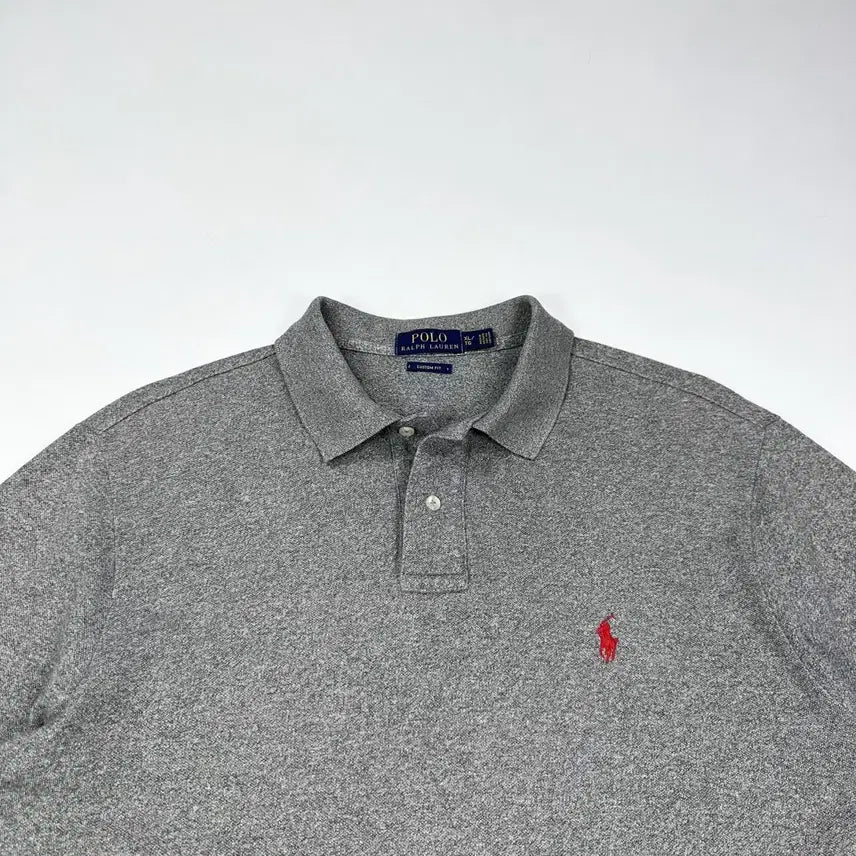 [BUNJANG] Polo Ralph Lauren Pony Charcoal Short Sleeve Polo Shirt (XL) / 폴로 랄프로렌 포니 차콜 반팔 카라티 (XL)