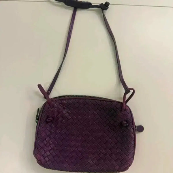 [BUNJANG] Bottega Veneta Intrecciato Crossbody Bag Purple / 보테가 베네타 인트레치아토 크로스백 퍼플