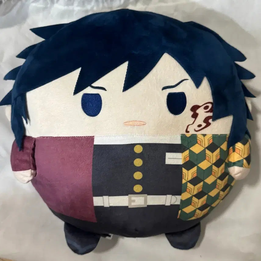[BUNJANG] Kimetsu no Yaiba Giyu Tomioka Blooming Bloodline Ver. Big FuwaKororin Plush / 기유 빅후와코로링 반점발현 ver