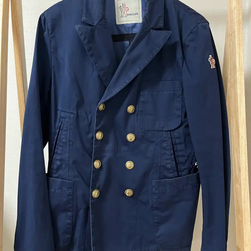 [BUNJANG] Moncler Grenoble Gold Button Double-Breasted Jacket Size 3 / 몽클레어 그레노블 금장 자켓 3 정품