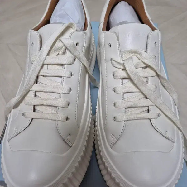 [BUNJANG] Malo Hyblook Lambskin Jil Sander Style Sneakers 265 / 미사용 malo 하이블록 양가죽 질샌더맛 스니커즈 265
