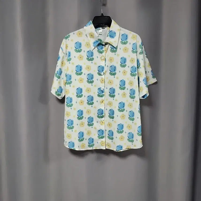 [BUNJANG] Flower Pattern Shirt / 플라워 패턴 셔츠