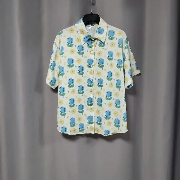 [BUNJANG] Flower Pattern Shirt / 플라워 패턴 셔츠