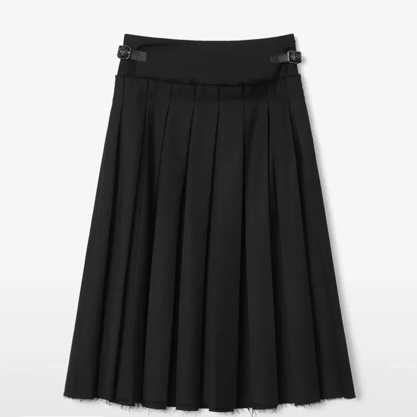 [BUNJANG] Miloumon Buckle Pleated Skirt / 밀로우먼 버클 플리츠 스커트