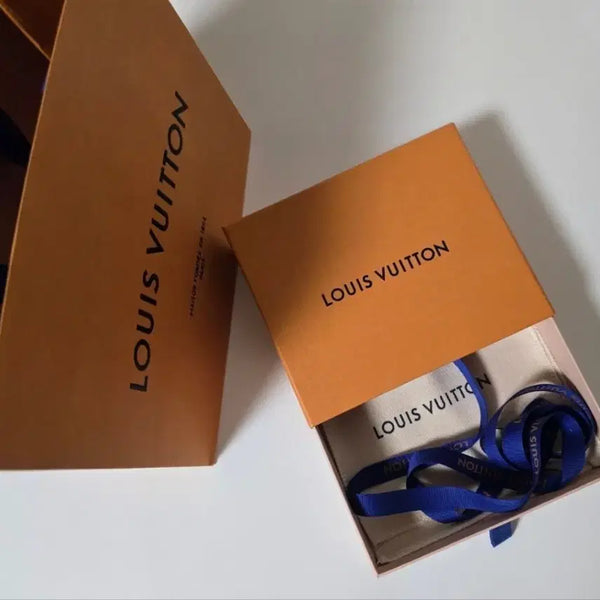 [BUNJANG] Louis Vuitton Wallet Box Dust Bag Ribbon Shopping Bag Set / 루이비통 지갑박스 (14.5x12.5x4) 더스트백 @ 루이비통박스 @ 루이비통 더스트백