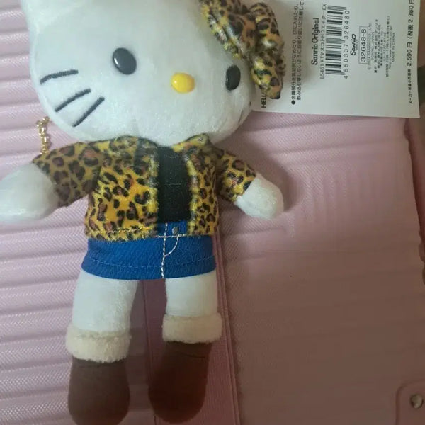 [BUNJANG] Sanrio Hello Kitty Leopard Print Keyring (Genuine) / 일본정품)산리오 키티   레오파드 키링
