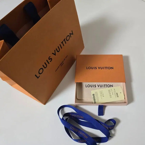 [BUNJANG] Louis Vuitton Wallet Box with Dust Bag and Ribbon / 루이비통 지갑박스 (13.5x9x2.5) 더스트백 @ 루이비통박스 @ 루이비통 더스트백