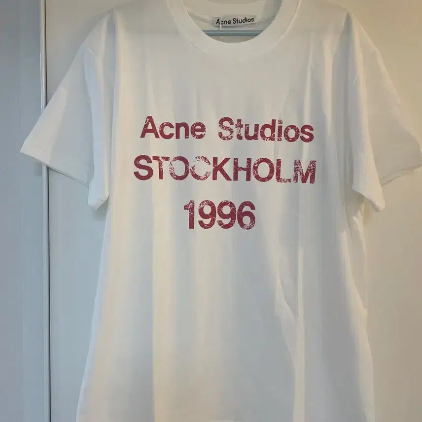 [BUNJANG] Acne Studios Short Sleeve T-Shirt White (M) / 아크네 스튜디오 반팔 티셔츠 화이트(M)