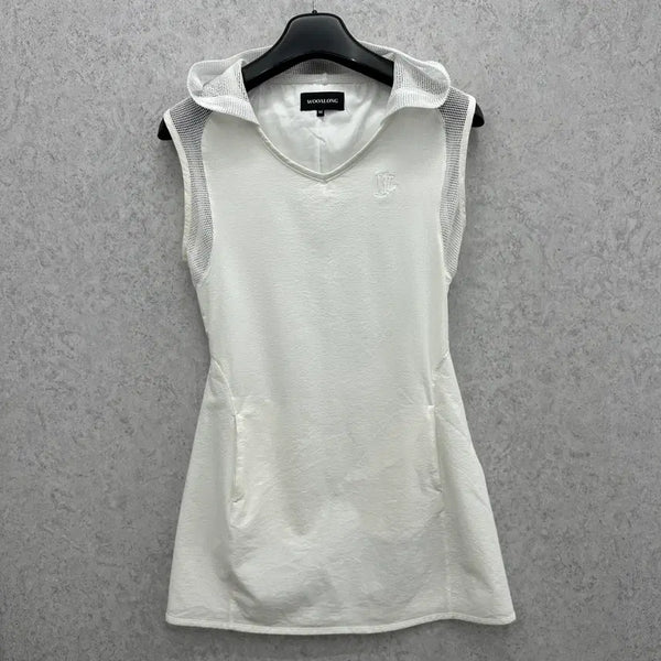 [BUNJANG] Women's Sleeveless Slim Fit Hooded Dress / 95 우알롱 여자 민소매 후드 슬림핏 원피스