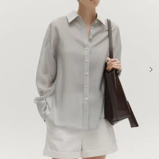 [BUNJANG] SIE Dea Back Slit Loose Shirt Pale Mint / 시에 데아 백 슬릿 루즈 셔츠 페일민트