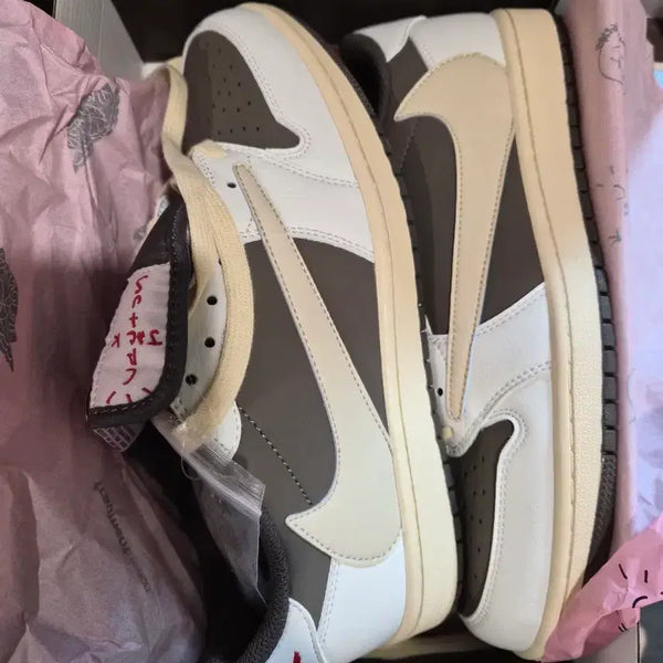 [BUNJANG] Nike Air Jordan 1 Low OG SP Travis Scott Fragment Military Blue / 나이키 에어조단 갈색