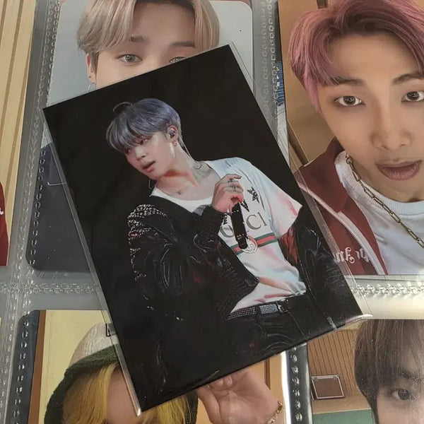 [BUNJANG] BTS Jimin HYBE INSIGHT Microphone Badge Photocard / 방탄 지민 하이브 인사이트 마이크뱃지 포카
