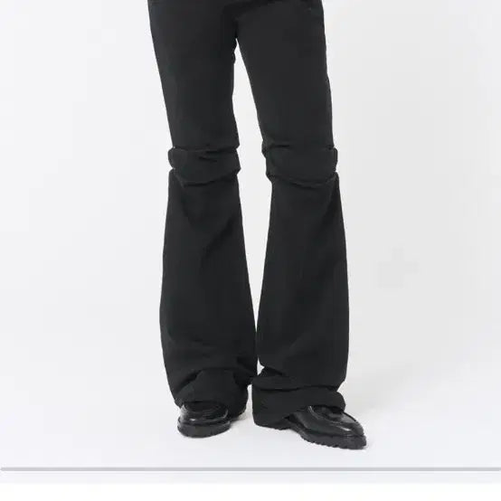 [BUNJANG] Miseki Seoul Shifted Snap Pants Black / miseki seoul Shifted snap pants BLACK