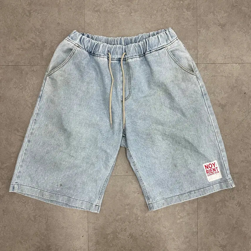 [BUNJANG] 3XL Loose Fit Men's Bermuda Denim Pants / 3XL 루즈핏 남자 버뮤다 데님 팬츠