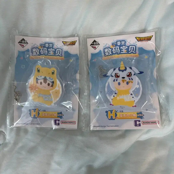 [BUNJANG] Digimon Adventure Taichi Yagami & Yamato Ishida "Potepote" Ichiban Kuji Acrylic Clip Set / 디지몬 어드벤처 야가미 타이치 이시다 야마토 아크릴 클립 집게 이치방쿠지 포테포테 중쿠지