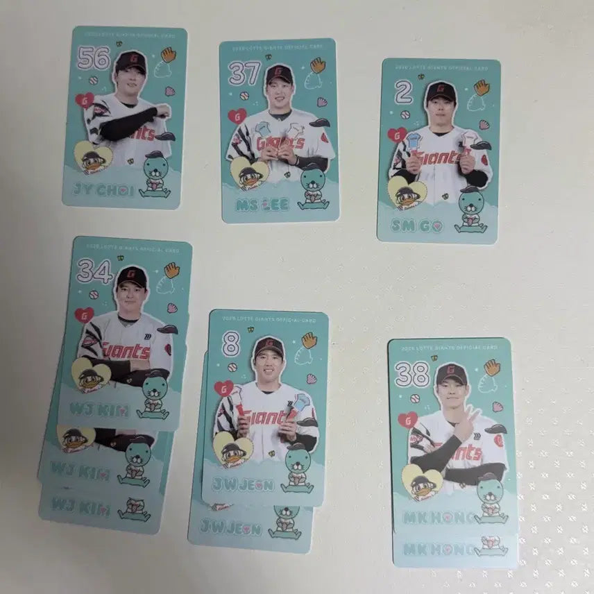 [BUNJANG] Bonobono Player Photocard Set / 보노보노 포카 8,34