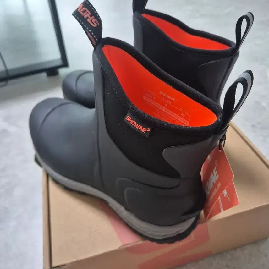 [BUNJANG] Showave Short Chelsea Waterproof Rain Boots Black / 쇼웨이브 숏 첼시 방수 레인부츠 블랙