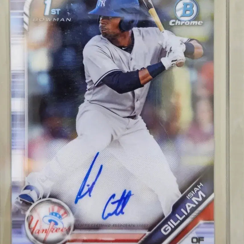 [BUNJANG] Isiah Gilliam 1st Bowman Chrome Autograph Card / Isiah Gilliam 1st Bowman Chrome 오토그래프 카드