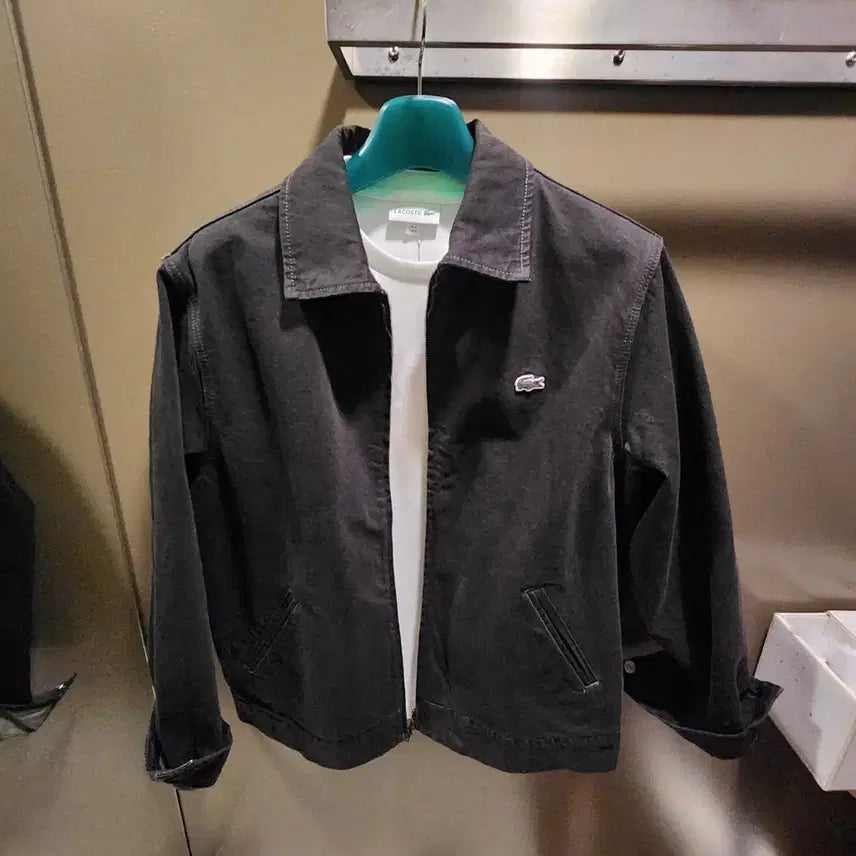 [BUNJANG] Lacoste Men's JP Denim Zip-Up Jacket / (새상품) 라코스테 남성 JP 데님 집업 자켓 (셔츠)