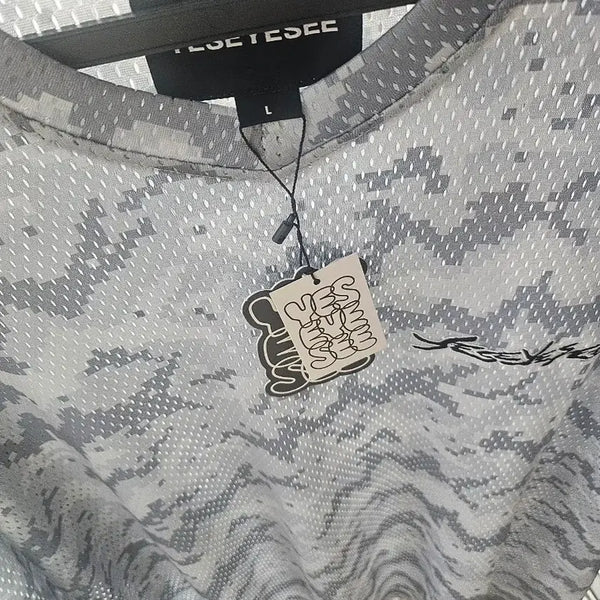 [BUNJANG] YESEYESEE Mesh Short Sleeve T-Shirt / YESEYESEE 메쉬 반팔 티셔츠